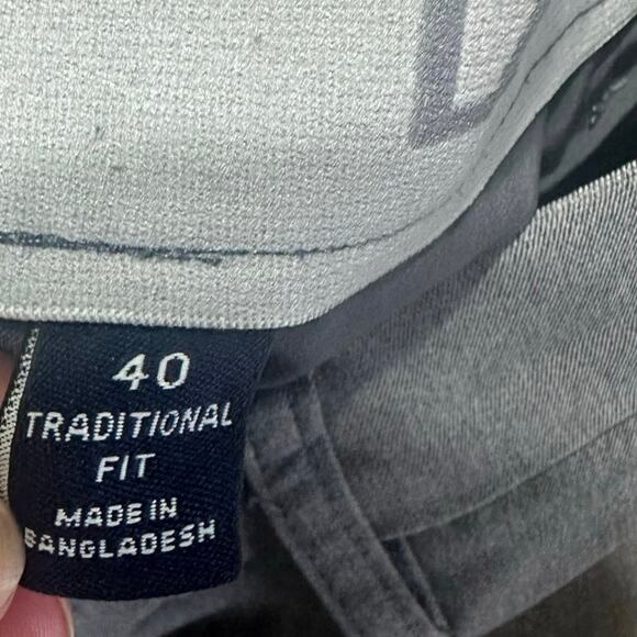 Lands End Grey Traditional Fit Shorts - Picture 9 of 11